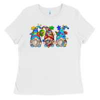 White autism gnomes Ladies Tee - Zillion Design Studio
