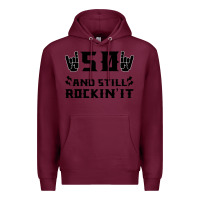 Burgundy 50 Birthday Rock Premium Hoodie - Bettercallsaul