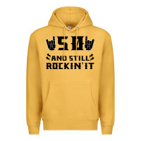 Mustard 50 Birthday Rock Premium Hoodie - Bettercallsaul