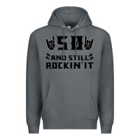 Rock 50 Birthday Rock Premium Hoodie - Bettercallsaul