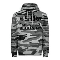 Slate Camo 50 Birthday Rock Premium Hoodie - Bettercallsaul