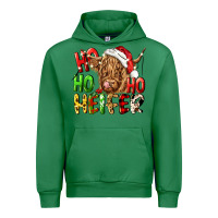 Emerald ho ho ho heifer Urban Hoodie - CowGirlArtShop