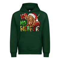 Forest Green ho ho ho heifer Urban Hoodie - CowGirlArtShop