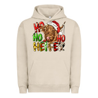 Pigment French Oak ho ho ho heifer Urban Hoodie - CowGirlArtShop