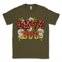 Army Green ladybug love bug Classic Tee - BarkalooDesign