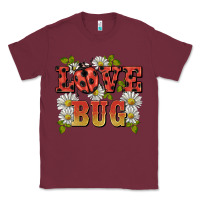 Burgundy ladybug love bug Classic Tee - BarkalooDesign