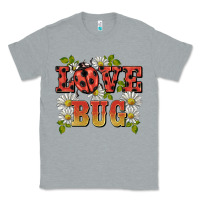 Heather Grey ladybug love bug Classic Tee - BarkalooDesign