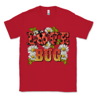 Red ladybug love bug Classic Tee - BarkalooDesign