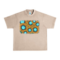 French Oak sunflower gemstone background Urban Heavy Tee - JahusDesignShop
