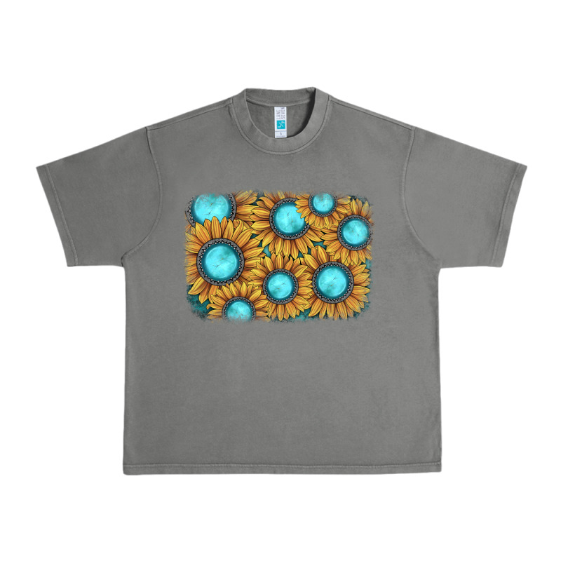 Sunflower Gemstone Background Urban Heavy Tee by JahusDesignShop | Teevron