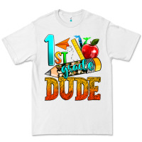 White 1st grade dude Premium Tee - texasbilliewilder