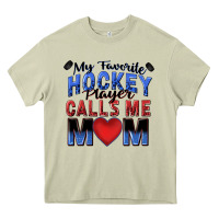 Mossy my favorite hockey player calls me mom Heavy Core Tee - Zillion Design Studio