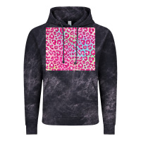 Cloud Black pink leopard glitter Vintage Hoodie - JahusDesignShop