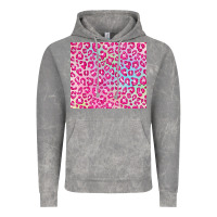 Cloud Rock pink leopard glitter Vintage Hoodie - JahusDesignShop