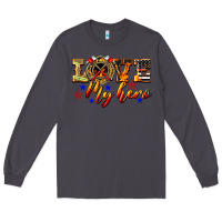 Smoke Love My Hero Firefighter Long Sleeve Tee - LillyAllenDesigns