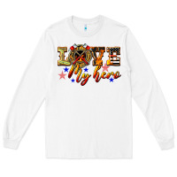 White Love My Hero Firefighter Long Sleeve Tee - LillyAllenDesigns