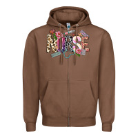 Chestnut nurse Zipper Hoodie - NancyCooperArtShop