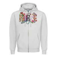 Dove Grey nurse Zipper Hoodie - NancyCooperArtShop