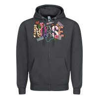 Smoke nurse Zipper Hoodie - NancyCooperArtShop