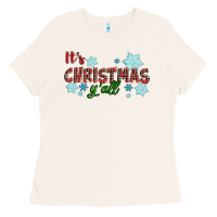It's Christmas Y'all Season Winter Ladies Tee | Teevron
