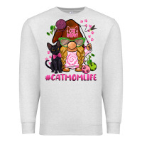 Cat Mom  Life Gnome Premium Sweatshirt | Teevron