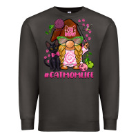 Smoke cat mom  life gnome Premium Sweatshirt - BarkalooDesign