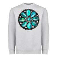 Heather Grey gemstone Heavyweight Sweatshirt - JahusDesignShop