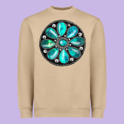 Gemstone Heavyweight Sweatshirt Designed By Jahusdesignshop