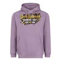 Lavender god fidence knowing i can't but he can Heavyweight Hoodie - Artiststas