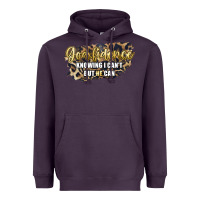 Plum god fidence knowing i can't but he can Heavyweight Hoodie - Artiststas