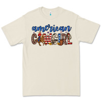 Bone american cowgirl Premium Tee - Zillion Design Studio