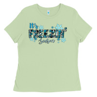 Matcha It's Freezin Season Winter Ladies Tee - RanaPortraitStore