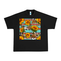 Black serape leopard seamless pattern Urban Heavy Tee - BundleAndBundleShop