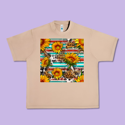 Serape Leopard Seamless Pattern Urban Heavy Tee Designed By Bundleandbundleshop