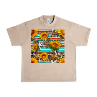 French Oak serape leopard seamless pattern Urban Heavy Tee - BundleAndBundleShop