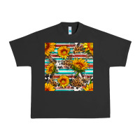 Pigment Black serape leopard seamless pattern Urban Heavy Tee - BundleAndBundleShop