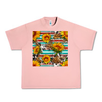 Salmon serape leopard seamless pattern Urban Heavy Tee - BundleAndBundleShop