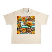 Sandshell serape leopard seamless pattern Urban Heavy Tee - BundleAndBundleShop