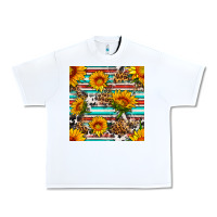 White serape leopard seamless pattern Urban Heavy Tee - BundleAndBundleShop