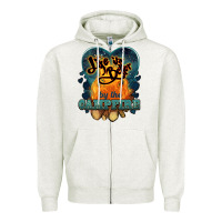 Oatmeal Heather life is better by the campfire Zipper Hoodie - NancyCooperArtShop
