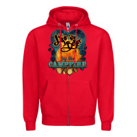 Red life is better by the campfire Zipper Hoodie - NancyCooperArtShop