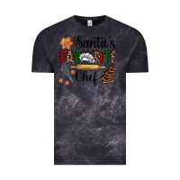 Cloud Black santa's favorite chef Vintage Tee - AdoDesignShop