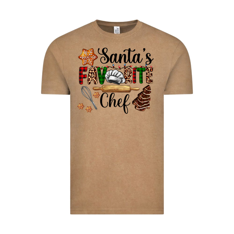 Santa's Favorite Chef Vintage Tee by AdoDesignShop | Teevron