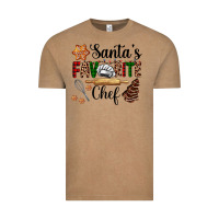 Vintage Coffee santa's favorite chef Vintage Tee - AdoDesignShop