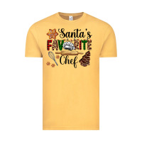Vintage Mustard santa's favorite chef Vintage Tee - AdoDesignShop