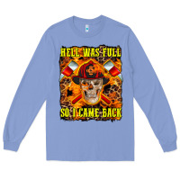 Colony Blue Western Hell Was Full So I Came Back Long Sleeve Tee - LillyAllenDesigns
