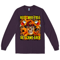 Plum Western Hell Was Full So I Came Back Long Sleeve Tee - LillyAllenDesigns