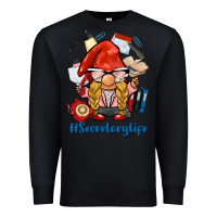 Black secretary life gnome Premium Sweatshirt - BarkalooDesign