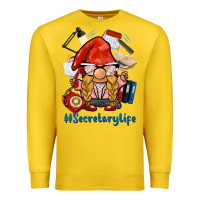 Lemon secretary life gnome Premium Sweatshirt - BarkalooDesign