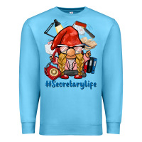 Ocean Blue secretary life gnome Premium Sweatshirt - BarkalooDesign